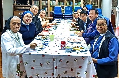 Missionaries gather  for the New Year