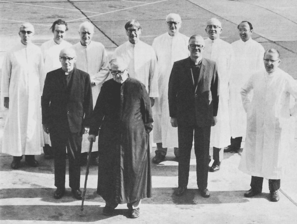 The Jesuits teaching at Wah Yan College
in 1979.
Photo: Jesuit Conference of Asia Pacific