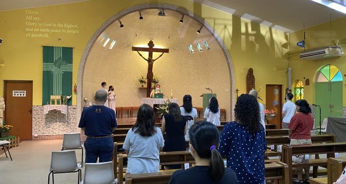 Mass resumes at St. Vincent’s chapel, Hang Hau