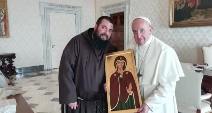 Words can be kisses but also swords pope writes