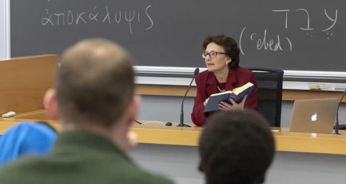 Pope names woman secretary of biblical commission