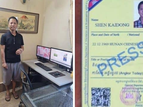 Cambodia deports Chinese media owner over fake Covid-19 news