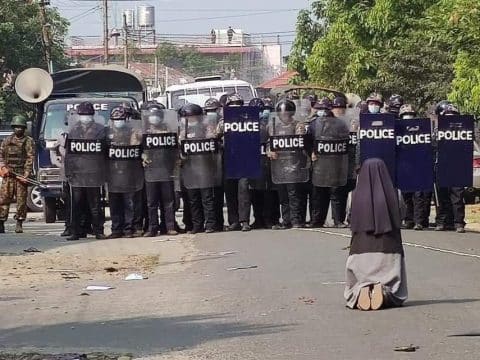 Cardinal pleads for peace not conflict as protesters killed in Myanmar