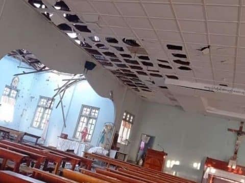 Historic Catholic village targeted by army in Myanmar