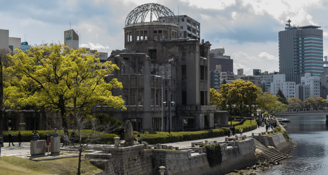Low-key observance of anniversary of atomic bombing of Hiroshima