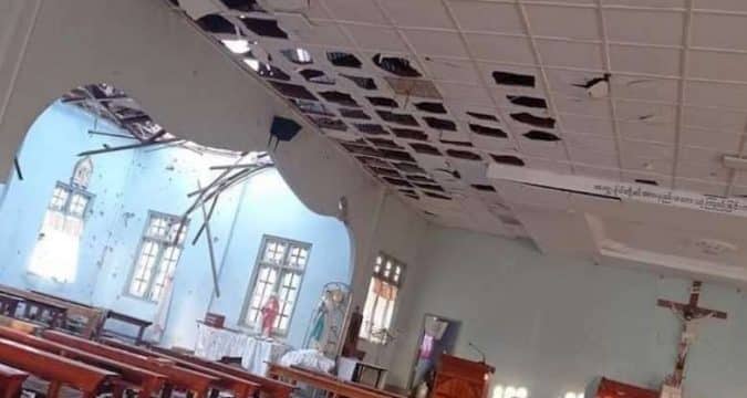 Churches remain prime targets in conflict-torn Myanmar 