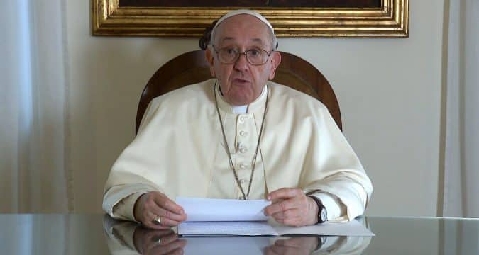 Church can’t ignore new questions about meaning of life, pope says
