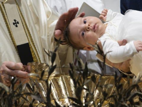 Preserve Christian identity received at baptism, pope says