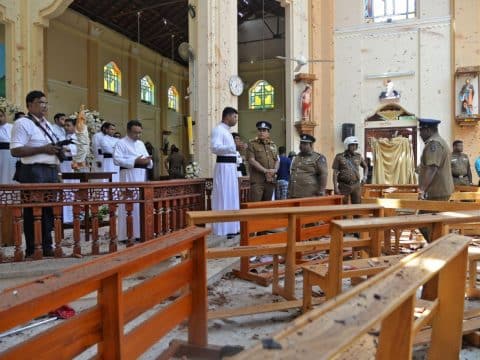 Sri Lankan government accused of being behind church grenade incident