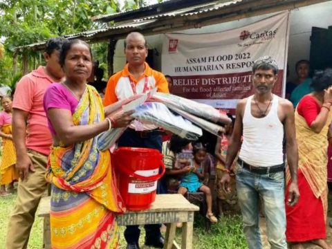 Caritas India moves to help Assam flood victims
