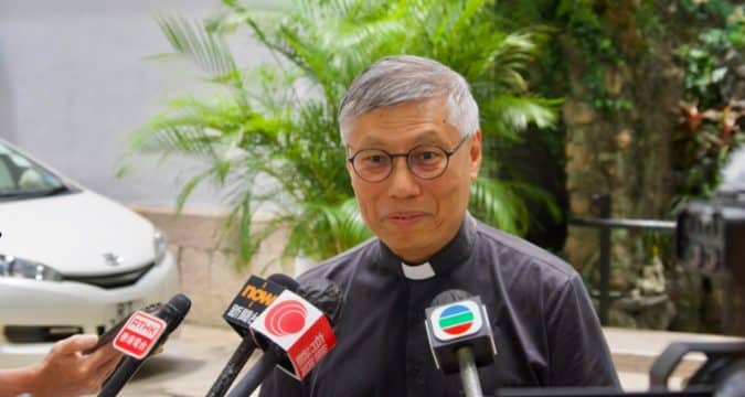 Cardinal-elect Chow says reconciliation in society is on his priority list