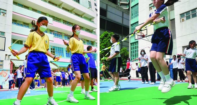 Jumping rope for charity, good health and fun!