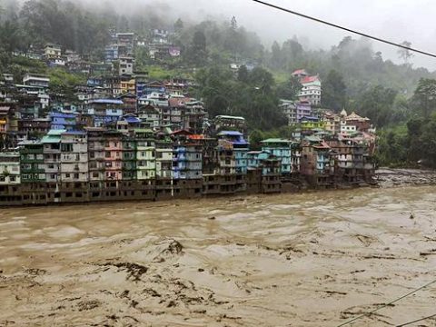 Dead and missing after flash floods in India’s eastern Himalayas