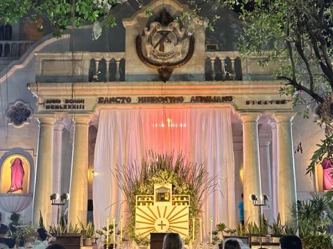 Holy Thursday services at Saint Jerome Emiliani and Sta. Susana Parish, Muntinlupa, the Philippines