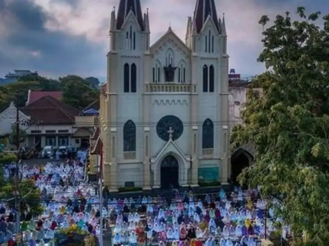 Catholic Church in Indonesia hosts Eid al-Fitr prayer