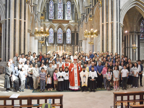 Bishop Ha to visit Hong Kong migrants in the UK