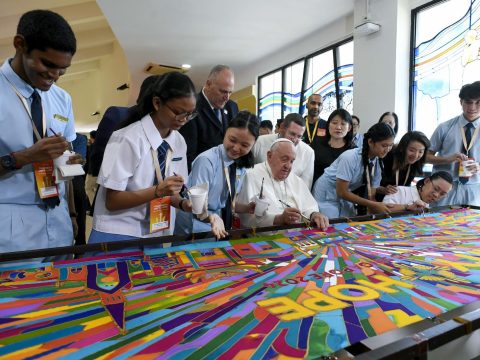 Be ready to forgive, hope, care for the poor, protect the dignity of workers, pope says