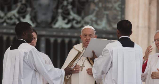 No one has ‘exclusive right’ to God’s voice, pope says at synod opening