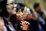 Mass at Beijing's South Catholic Church. Photo: CNS/Reuters