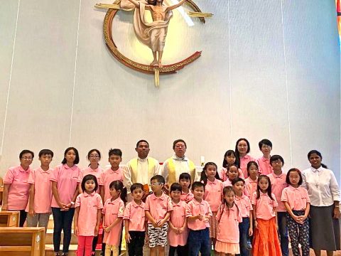 The Missionary Childhood Association in St. Jerome’s parish, Tin Shui Wai.