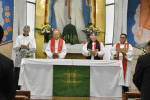 The celebration to mark the opening of the Legal Year was celebrated by John Cardinal Tong Hon, apostolic administrator of the Hong Kong diocese (second from left), and Bishop Andrew Chan Au-ming of the Anglican Church (second from right).