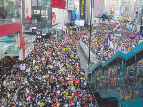 Hong Kong government urged to stop arrests