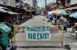 A street in a Manila district under quarantine. Photo: AsiaNews