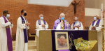From left to right: Father Terrance Mascarenhas of the Society of the Divine Word; Father Bruno Lepeu of the Paris Foreign Missions Society; Father Giorgio Pasini of the Pontifical Institute for Foreign Missions (PIME); Father Louis Ha Ke-loon; Father Sergio Ticozzi pime and Father Mario Marazzi pime. Photo: Xinde.org