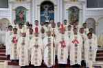 After the public installation of Bishop Ma on July 9. Photo: UCAN/supplied
