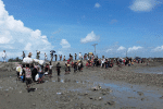 Rohingya Muslims head to refugee camps in Cox’s Bazar, Bangladesh in 2017. File photo: UCAN/Stephan Uttom