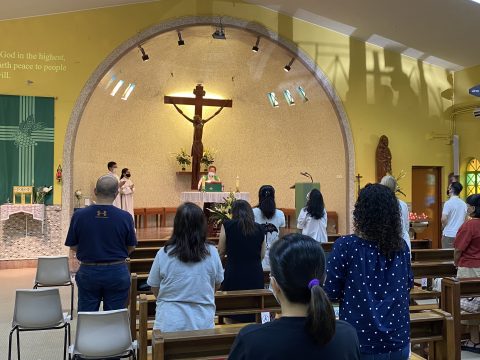 Mass resumes at St. Vincent’s chapel, Hang Hau