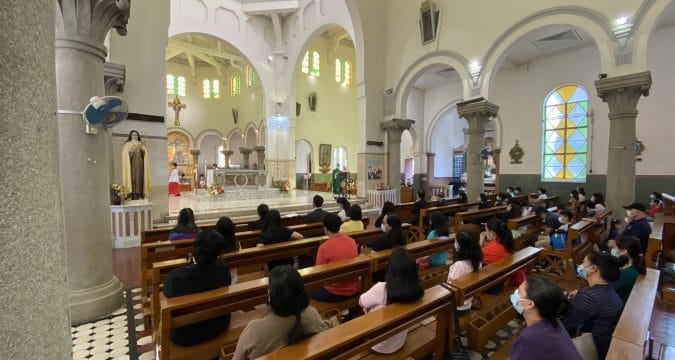 Mass at St. Teresa’s Church, Kowloon