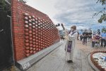 Naming wall at Angels’ Garden blessed