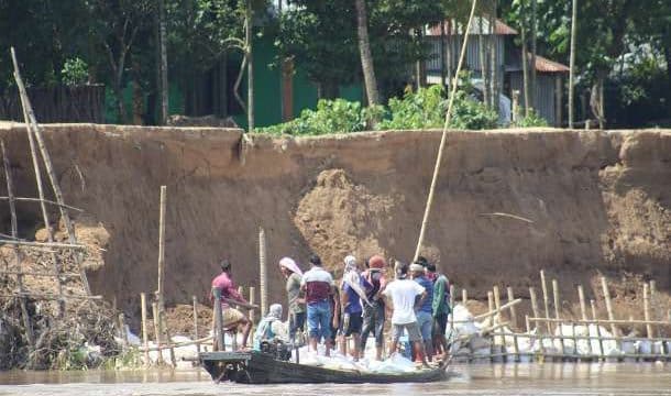River erosion threatens church and villagers