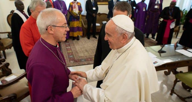Pope, Anglican, Presbyterian leaders renew plea for peace in South Sudan