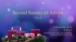 Mass from the Cathedral of the Immaculate Conception for the Second Sunday of Advent. Hong Kong, Dec...
