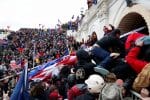 Supporters of Donald Trump storm into the US Capitol in Washington DC, on January 6. Photo: CNS / Reuters