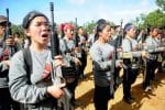 Guerrillas of the New People's Army in a remote village in the southern Philippine province of Misamis Oriental. File photo: UCAN/Froilan Gallardo