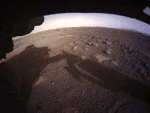 The first high-resolution colour image to be sent back by NASA’s Perseverance Mars rover after its landing on February 18. Photo: NASA Office of Communications