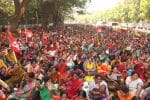 Day care workers protest in Bengaluru, Karnataka state, India, in 2017, demanding better wages and regulations. Photo: UCAN
