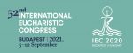 The logo for the 52nd International Eucharistic Congress scheduled to be held in Budapest from September 5 to 12. Photo: CNS /courtesy of 52nd International Eucharistic Congress
