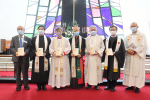 The leaders of Christian Churches in Hong Kong at the book launching ceremony on May 13. Photo: Facebook page of the Diocesan Ecumenical Commission