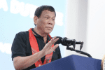 Rodrigo Duterte during a speech before village leaders in Mindanao on December 18. Photo: UCAN/courtesy of the Presidential Communications Office