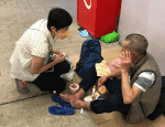 Acts of Love: Parishioners reaching out to the marginalised. Photo: OLMC