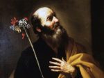 A painting of St. Joseph from the exhibition at Our Lady of Perpetual Help, Tai O, Lantau.