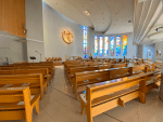 The interior of St. Jerome's Church.