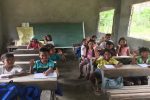 IN 2017, children of the indigenous Mangyan tribe of Mindoro study in classrooms without windows or electricity. File photo: UCAN/Betty Romero