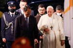 In Cyprus, pope urges dialogue for peace and care for migrants