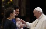 Even the Holy Family felt stress, pope tells families