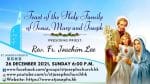 Mass. Feast of the Holy Family, from St. Joseph's Church, Central, Hong Kong, December 26, 6.00pm (U...
